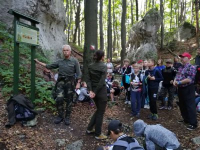 Kierownik trasy 28 EKORAJDU Józef Naziemiec