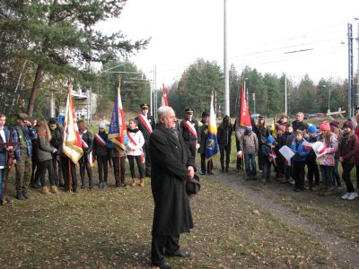 Przemawia Prezes ZS Zielony Ring Przemszy Włodzimierz Wieczorek