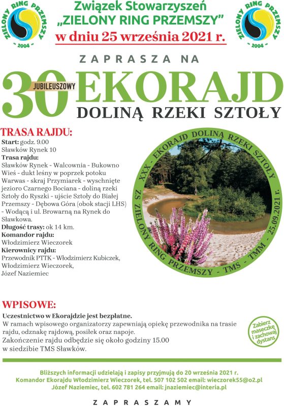 Plakat: XXX Ekorajd 2021