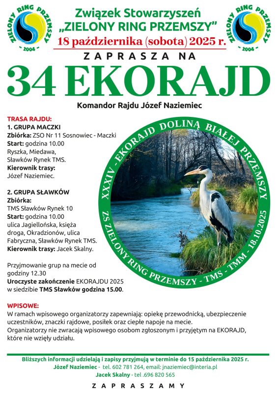 Plakat: XXXIV Ekorajd 2025