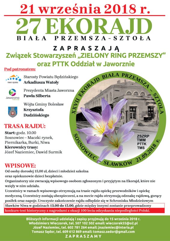 Plakat: XXVII Ekorajd 2018