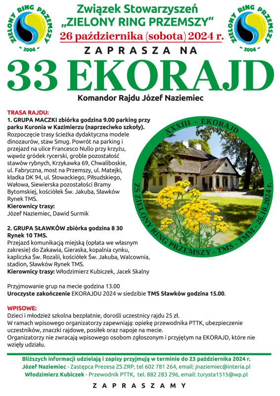 Plakat: XXXIII Ekorajd 2024